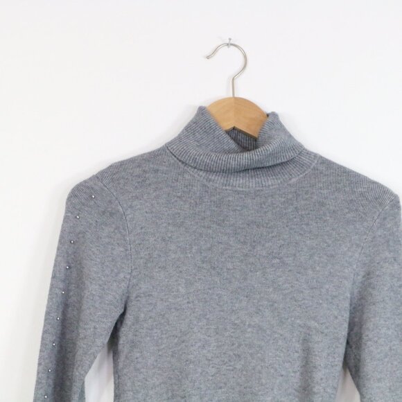 *Buffalo Fitted Grey Turtleneck Sweater - Picture 5 of 7